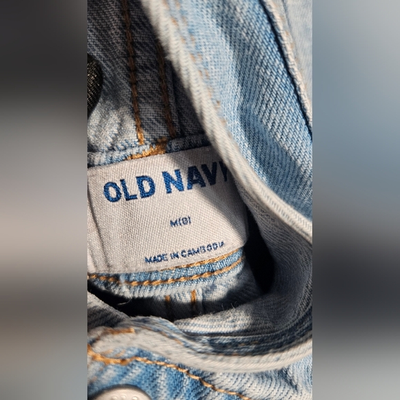 Old Navy Light Blue Denim Overalls - Picture 3 of 4